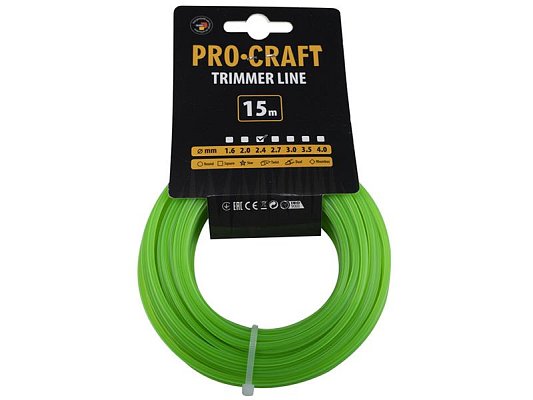 Struna PROCRAFT ZL 2,4mm 15m hvězdicová
