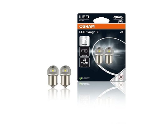 Autožárovka LED 12V R5W BA15s OSRAM studená bílá 2ks