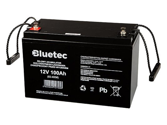 Baterie gelová 12V 100Ah BLUETEC 82-405