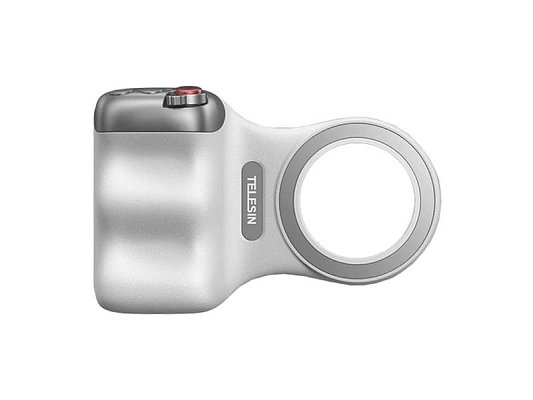 Držák telefonu MagSafe TELESIN Fun Shot Grip2 White