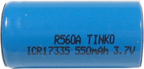 Baterie nabíjecí Li-Ion ICR17335 3,7V/550mAh TINKO
