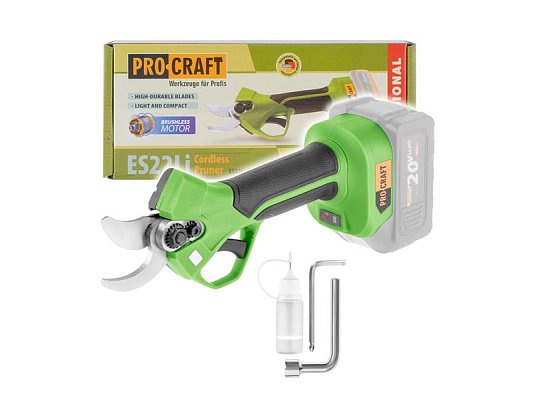 Nůžky zahradní AKU PROCRAFT ES22Libb