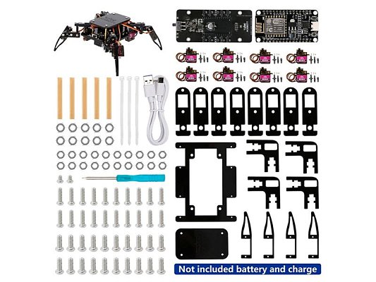 Stavebnice ACEBOTT Quadruped Bionic Spider Robot Kit - robotický pavouk