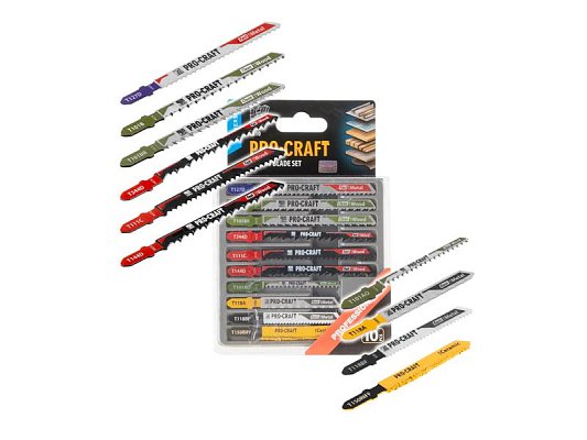 Plátky do přímočaré pily PROCRAFT JB10 10ks