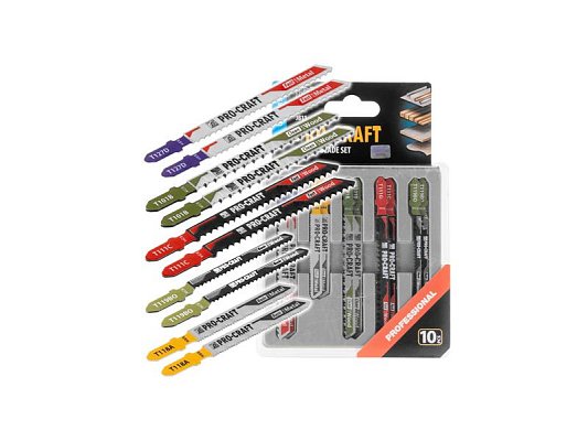 Plátky do přímočaré pily PROCRAFT JB11 10ks