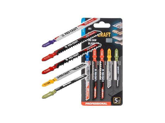 Plátky do přímočaré pily PROCRAFT JB5 5ks