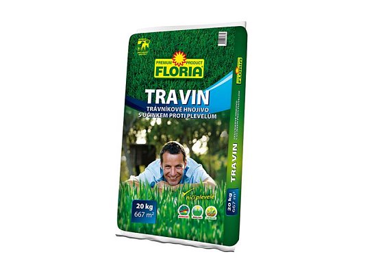 Trávníkové hnojivo FLORIA Travin 20kg