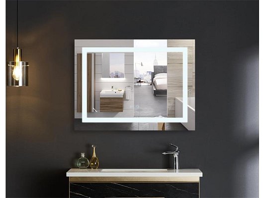 Zrcadlo koupelnové MIXXUS MR12-80×60-REVERSE Warm