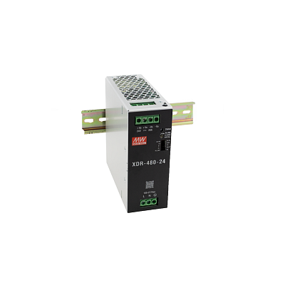 Spínaný High-End zdroj na DIN lištu 480W, 12V/30A DC