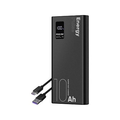 Powerbanka EnergyPulse 10000mAh 22,5W černá
