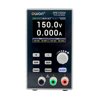Laboratorní zdroj,0-150V/5A, 400W, 2,8'' LCD, 4 paměti