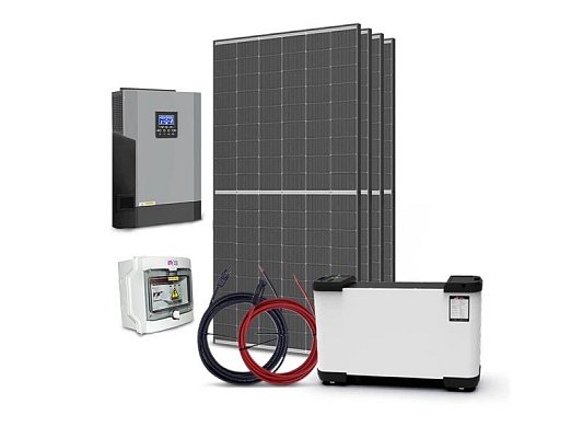 Solární sestava ostrovní TRINA 1820Wp, LiFePO4 Solarfam 51,2V 142Ah 7,2Kwh, měnič 48V/230VAC 5500W