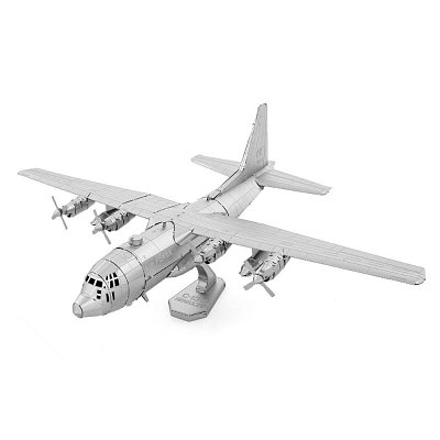 Stavebnice 3D kovového modelu C-130 Hercules
