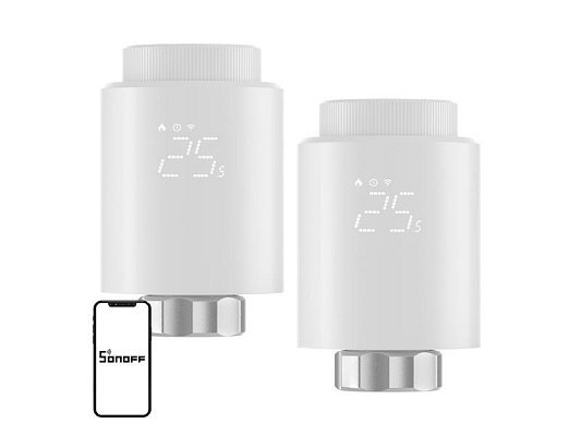 Smart termostatická hlavice SONOFF TRVZB Zigbee sada 2ks