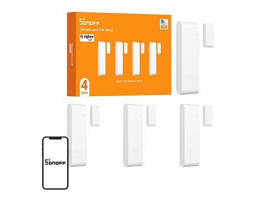 Smart detektor na dveře/okno SONOFF SNZB-04PR2 ZigBee sada 4ks