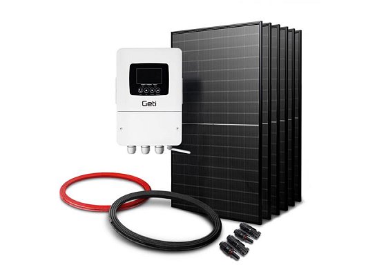 Sada pro solární ohřev vody GETI GWH04W 2730Wp 6x PV TRINA