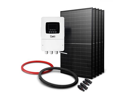 Sada pro solární ohřev vody GETI GWH03W 2275Wp 5x PV TRINA