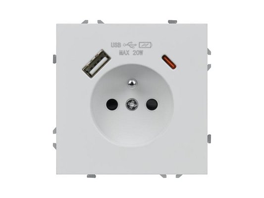 Zásuvka DPM MOXY MOX1036W bílá
