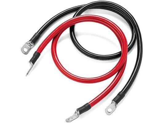 Propojovací kabely pro baterie 100cm AWG4 (červený+černý)
