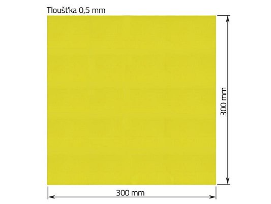 Epoxidová izolační deska 0,5 x 300 x 300 mm pro bateriové sady
