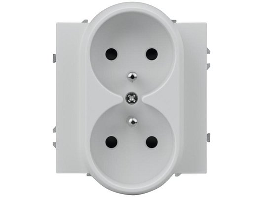 Dvojzásuvka DPM MOXY MOX1029W bílá