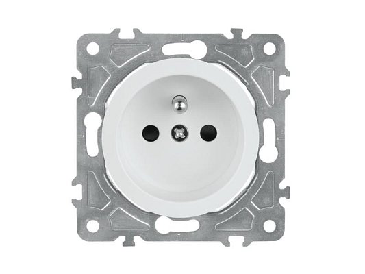 Zásuvka ELECTROMALT OVAL OVA1011W bílá