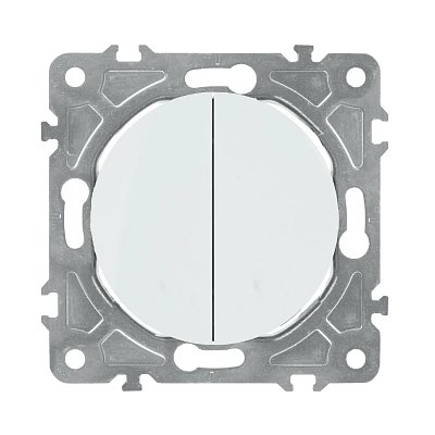 Vypínač ELECTROMALT OVAL OVA1009W bílý