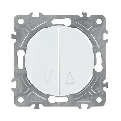 Spínač na rolety ELECTROMALT OVAL OVA1030W bílý