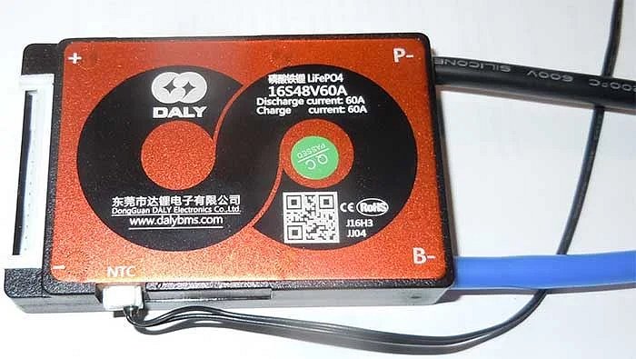BMS DALY 16S48V60A pro články LiFePO4 48V/60A, 3-16S