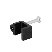 Příklepka černá pro kabel 6mm