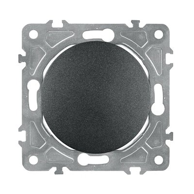 Vypínač ELECTROMALT OVAL OVA1006B černý