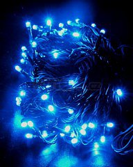 LED vánoční řetěz - modrá 1V01-B