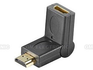 Redukce HDMI A-HDMI A V/Z otočná (kphdma-11)