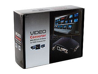 Redukce PremiumCord Převodník kompozitního signálu s-video/cinch na VGA signál (DB15F)