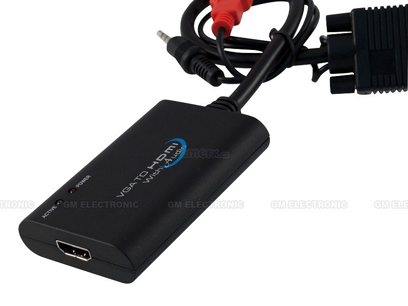 Převodník VGA + audio na HDMI (khcon-04)