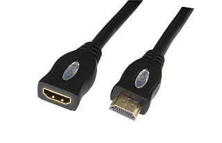 Prodlužovací kabel HDMI A - HDMI A M/F, 1m VIGAN