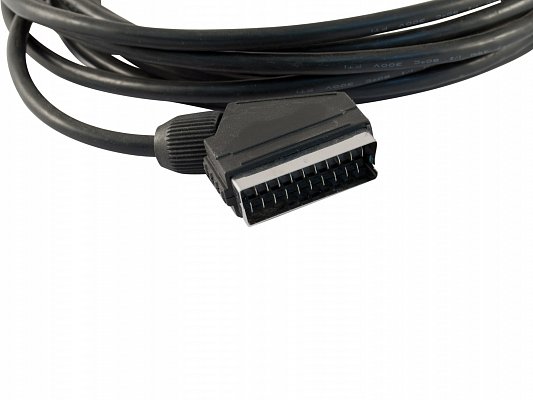 Propojovací kabel Scart (M) - Scart (M), 21 pin, 5 m (kjss-5)