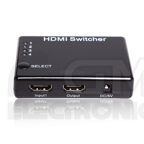 HDMI přepínač 4 x1 (PET0401S)