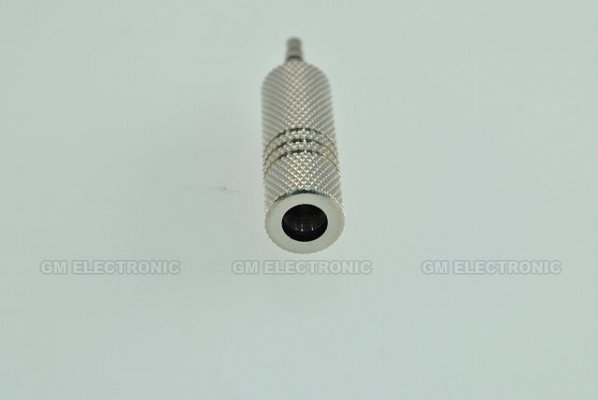 Redukce JACK 3,5-JACK 6,3 V/Z stereo kov