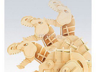 Dřevěná robotická stavebnice ROBOTIME Dinosaurus Malý T-REX D220