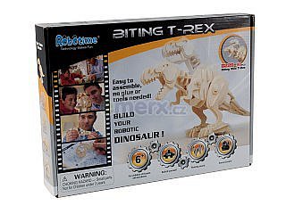 Dřevěná robotická stavebnice ROBOTIME Dinosaurus Malý T-REX D220