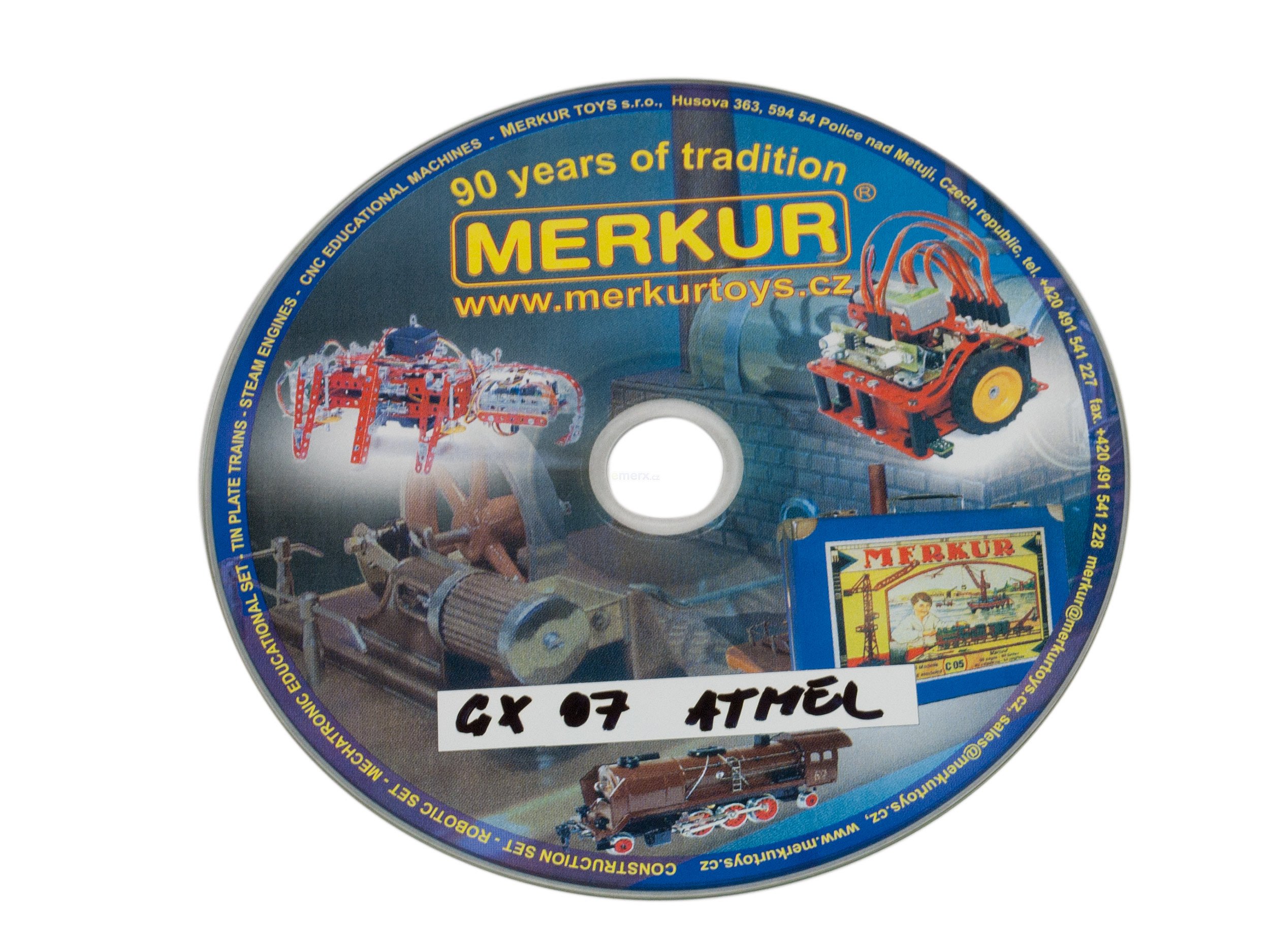 Robotická stavebnice MERKUR Mini Sumo GX07 (MERKUR Mini Sumo GX07)