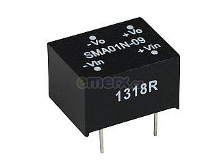 DC/DC měnič do DPS 1W, 21,6..26,4V -> 9V/0,11A (SMA01N-09)