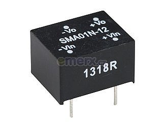 DC/DC měnič do DPS 1W, 24V -> 12V/0,084A (SMA01N-12)