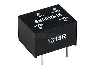 DC/DC měnič MEAN WELL SMA01N-15 (SMA01N-15)