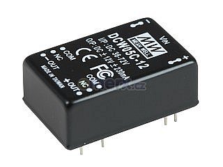 DC/DC měnič do DPS 5W, 36..72V -> ±12V/0,23A (DCW05C-12)