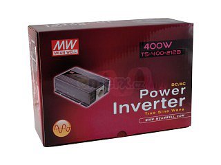 Měnič 12/230V 400W - čistý sinus MEAN WELL TS-400-212B