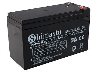 Olověný akumulátor Shimastu NPG7.2-12, 12V 7,2Ah