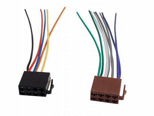 Konektory ISO 552055 (reproduktory, 8pin) 2ks (D248)