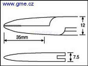 Precizní ploché kleště 130mm PROSKIT 1PK-243